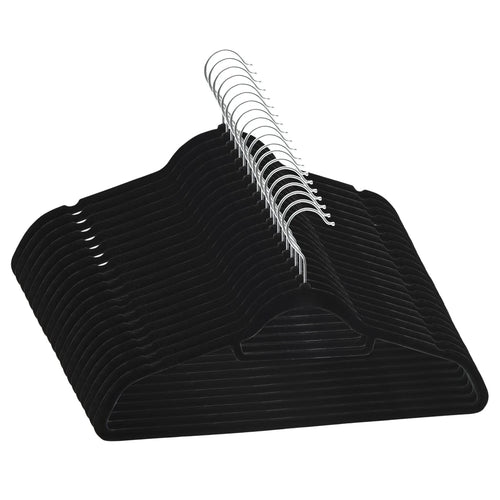 20-Delige Kledinghangerset Anti-Slip Fluweel