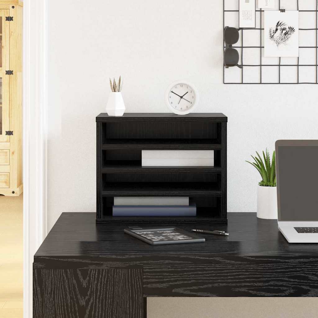 Bureau Organizer 36 X 26 X 29,5 Cm Bewerkt Hout