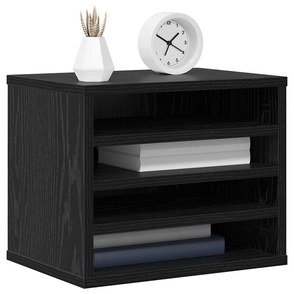 Bureau Organizer 36 X 26 X 29,5 Cm Bewerkt Hout